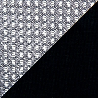 DW63-4 Темно серый акрил-черная ткань