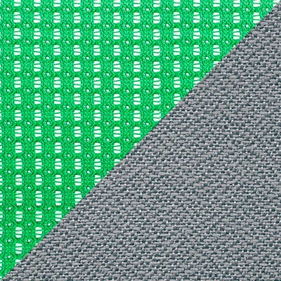 DW08-2 Зеленый акрил-серая ткань