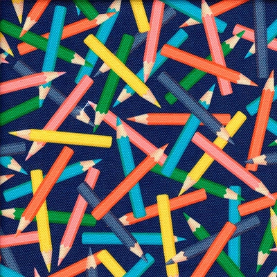 Синие карандаши ткань