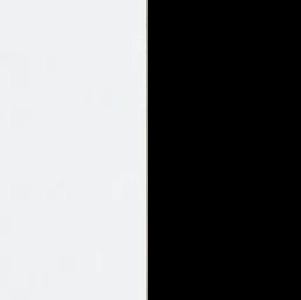 Белый премиум - Черный гладкий