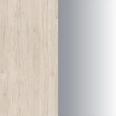 Денвер светлый-Нержавеющая сталь-Хром