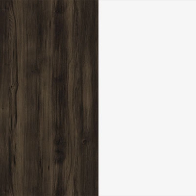 Дуб мали-Металл белый