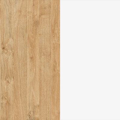 Тиквуд светлый-Металл белый