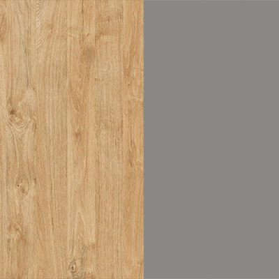 Тиквуд светлый-Металл серый