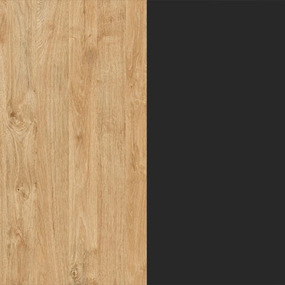 Тиквуд светлый-Металл черный