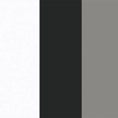 Белый бриллиант-Графит глянец-Металл серый