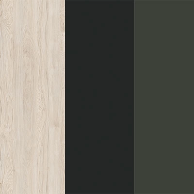 Денвер светлый-Графит глянец-Металл антрацит