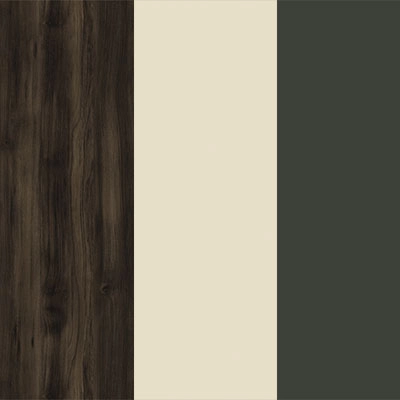 Дуб мали-Ваниль глянец-Металл антрацит