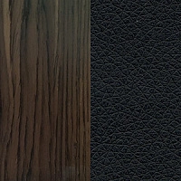 Орех Ондо - Черная экокожа