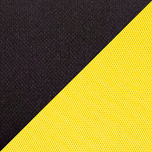 Черная ткань-желтая сетка