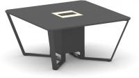 Стол переговорный квадратный STEEL MEET KMK-PR.B.SP-08